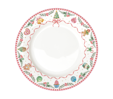 Pjatë E Sheshtë Porcelani