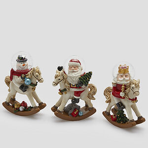 Kalë Lëkundës Me Sferë Uji Set Me 3 Copë